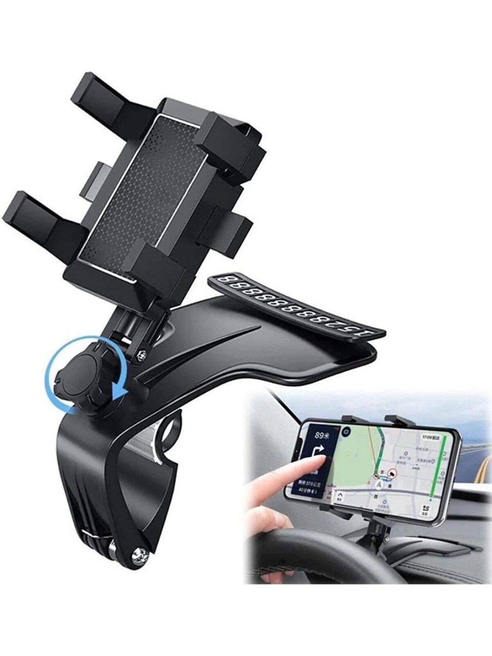 AUTOWARE MB15-HDF Araç içi Göğüslük Telefon Tutucu, Numaratör