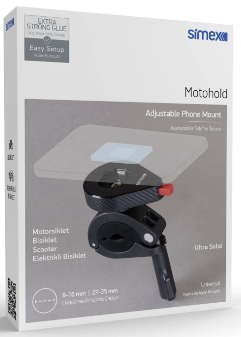 Simex Kilitli Motor Bisiklet Telefon Tutucu ST-205 Motohold