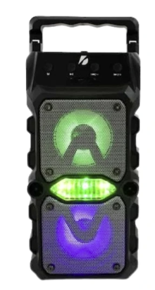 KTS-1096 Taşınabilir Kablosuz Bluetooth Hoparlör-Karaoke Hoparlör 3 Inç x 2 LED Işık