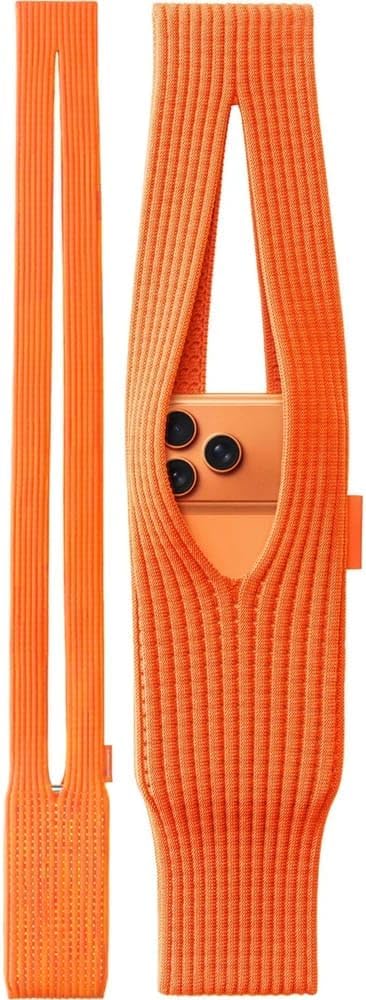 Tüm Telefonlarla Uyumlu 80 cm Phone Pocket Premium Örgü Telefon Askısı | 3D Esnek Tasarım 