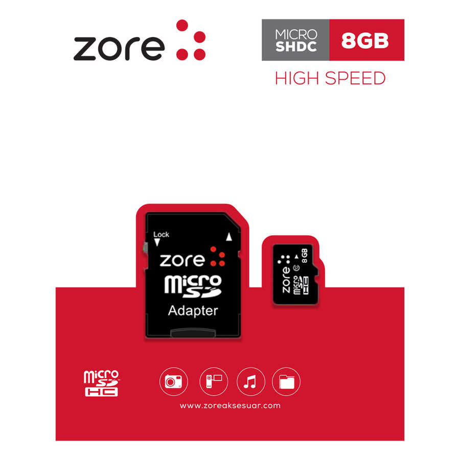 Zore Micro SD Hafıza Kartı 8GB