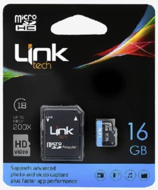 LinkTech M104 16GB MicroSD Hafıza Kartı