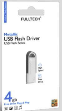 FULLTECH 4Gb Flash Bellek Metal Süper Hızlı Hafıza Kartı
