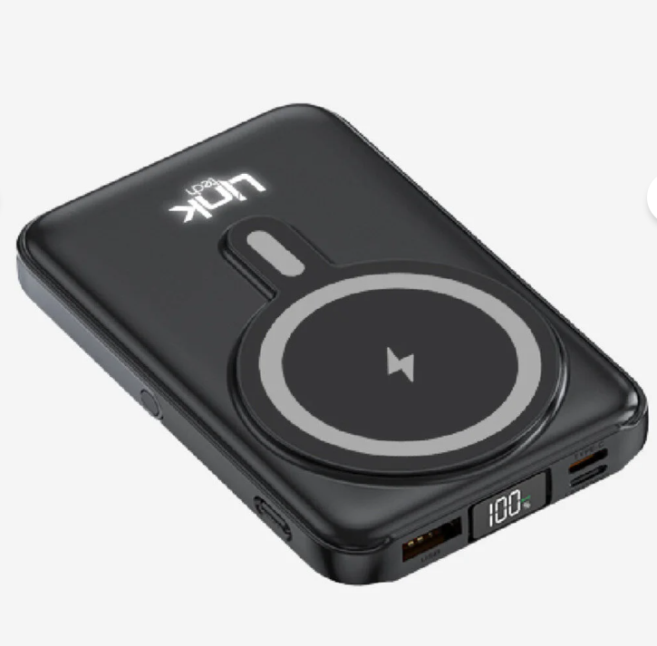 LINKTECH WF27 Mini Led Ekranlı Çoklu Kablolu 10000 mAh Wireless Şarjlı Powerbank
