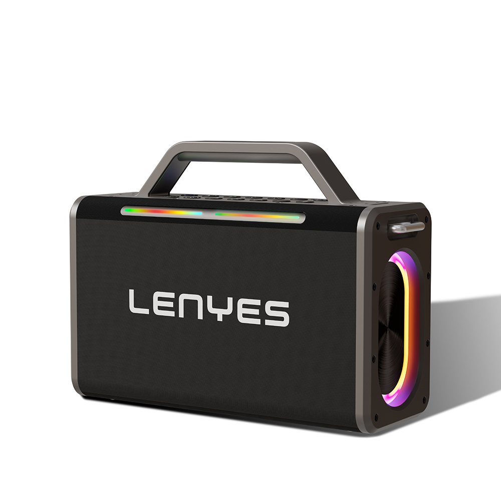 Lenyes S835 RGB Led Işıklı Bluetooth Speaker Hoparlör v5.0