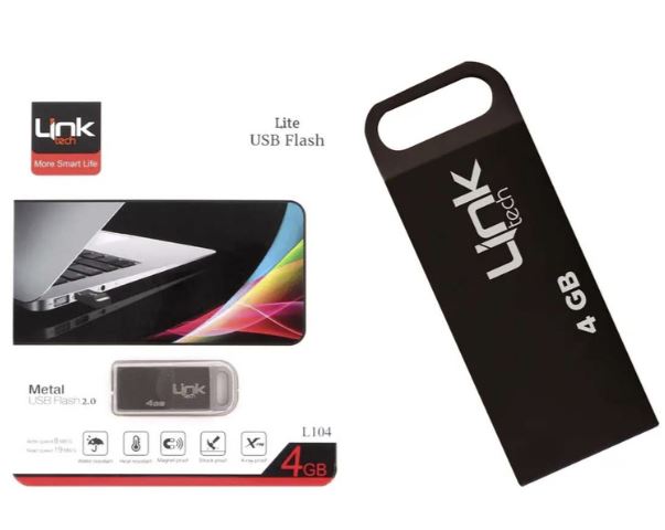 LINKTECH Lite Metal 20mb/s 4GB USB Flash Bellek