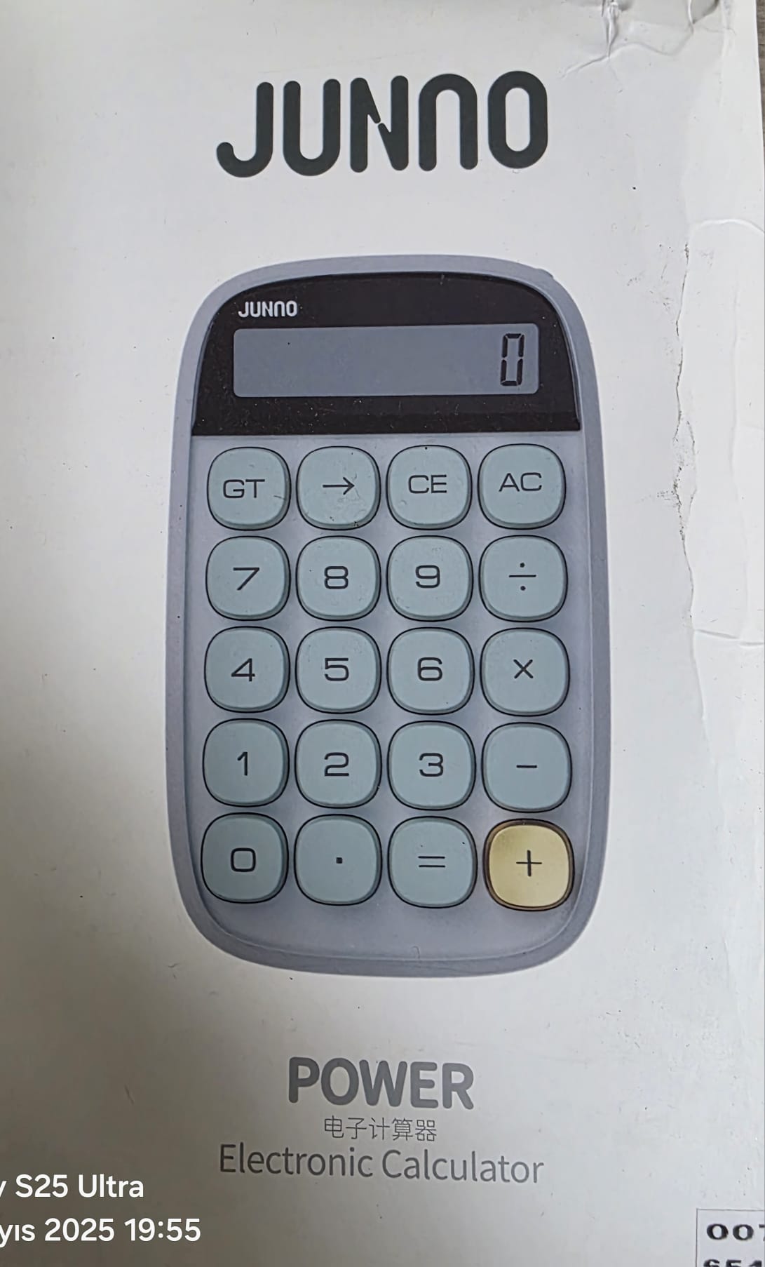 JUNNO 800 KÜÇÜK BOY HESAP MAKİNESİ