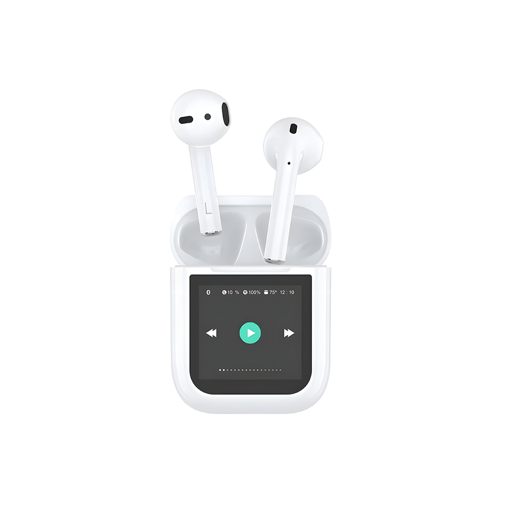 Wiwu Airbuds T24 Dokunmatik LCD Ekranlı TWS Bluetooth Kulaklık v5.4