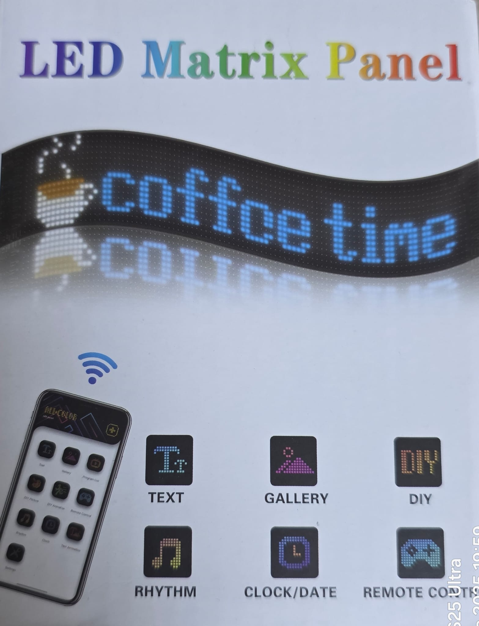 LED MATRIX PANEL 120X595 MM