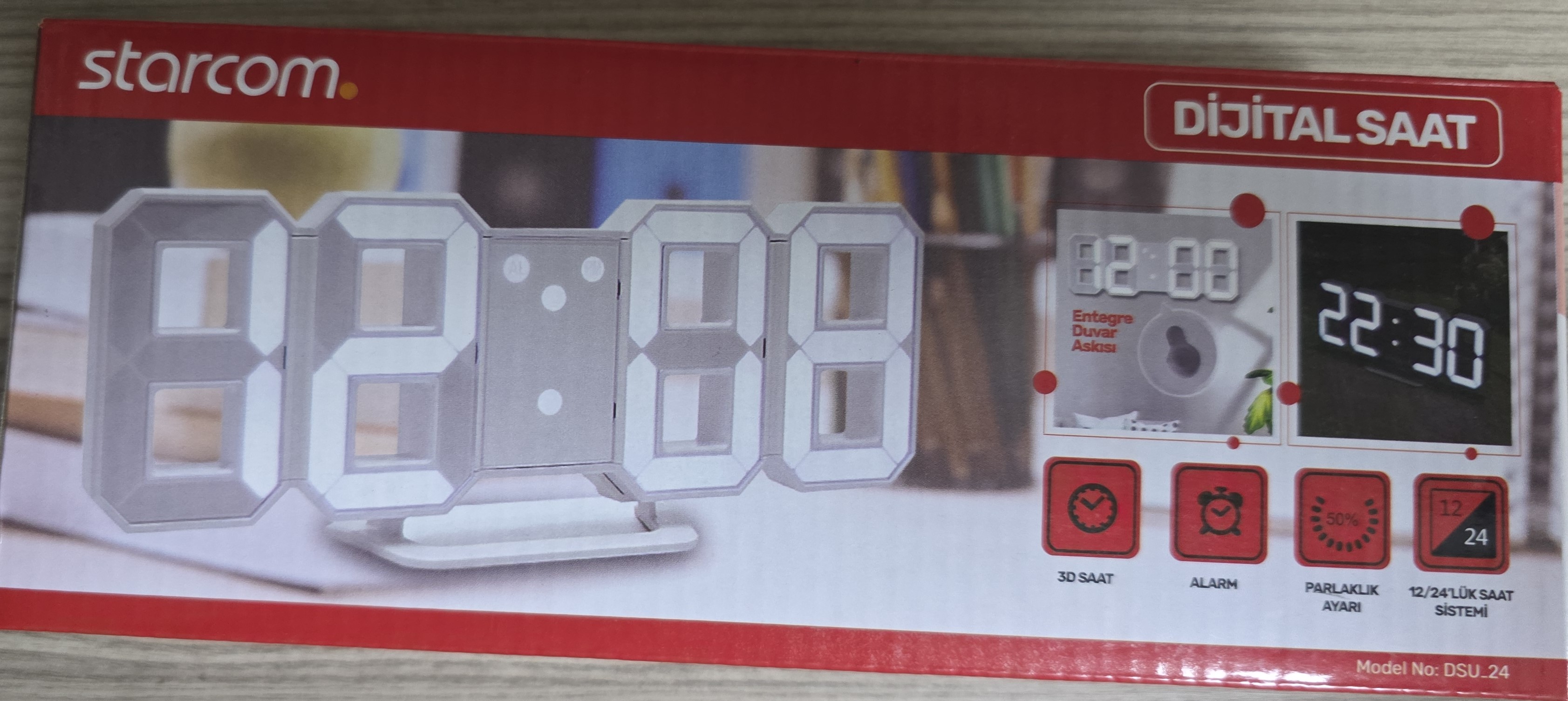 STARCOM DİJİTAL SAAT DSU-24