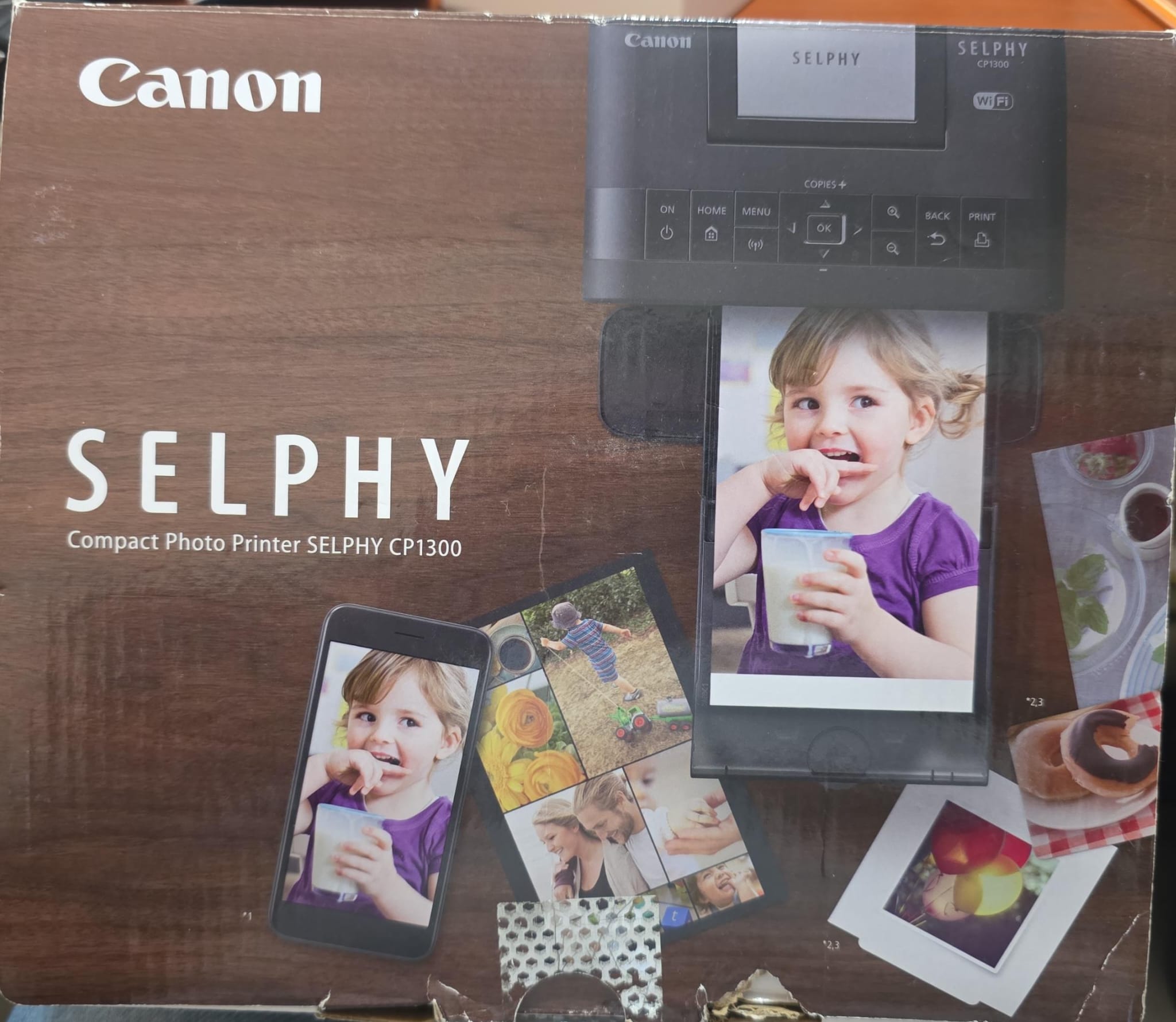 CANON SELPHY CP1300 FOTOĞRAF YAZICISI + NB-CP2L BATARYA