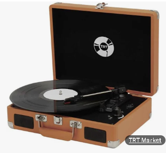 TSCHIBO RETRO DERİ ÇANTALI HOPARLÖRLÜ PİKAP