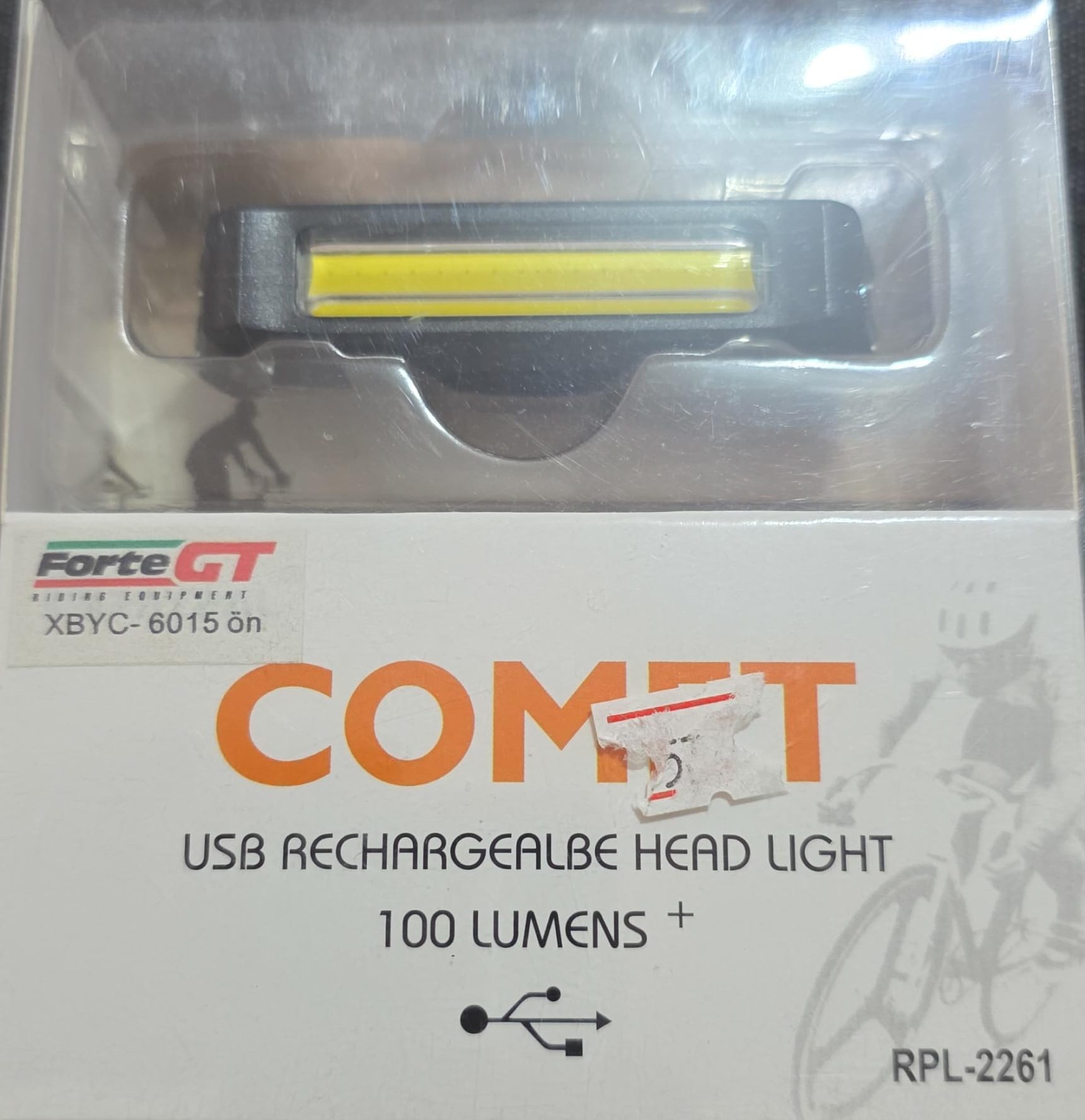 COMET ŞARJLI KAFA LAMBASI 100 LUMENS