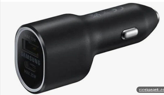 Samsung Ep-l4020n 40w İkili Hızlı Araç Şarj Aleti (25w + 15w) - Siyah 