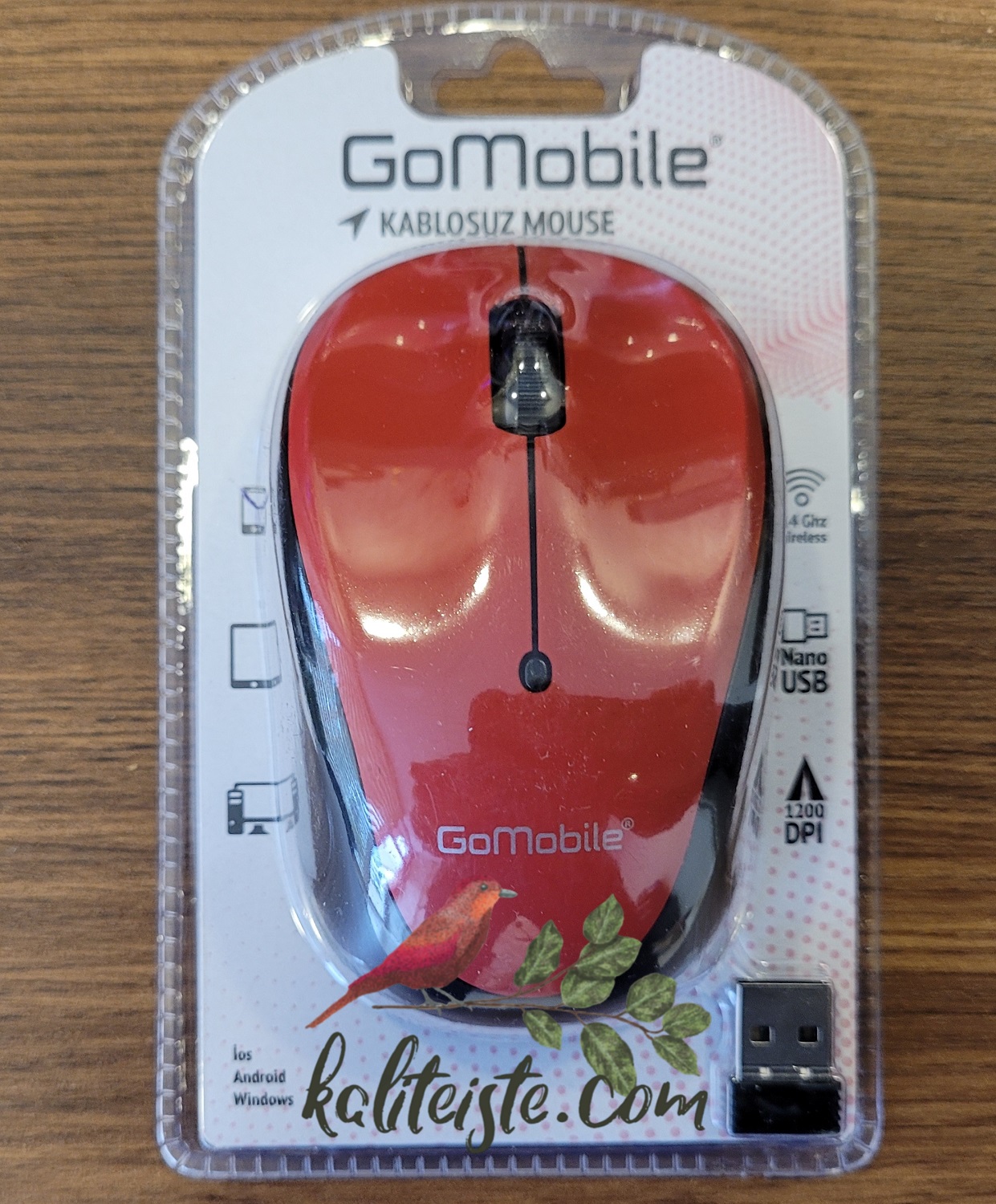 GoMobile Kablosuz Mouse Nano USB
