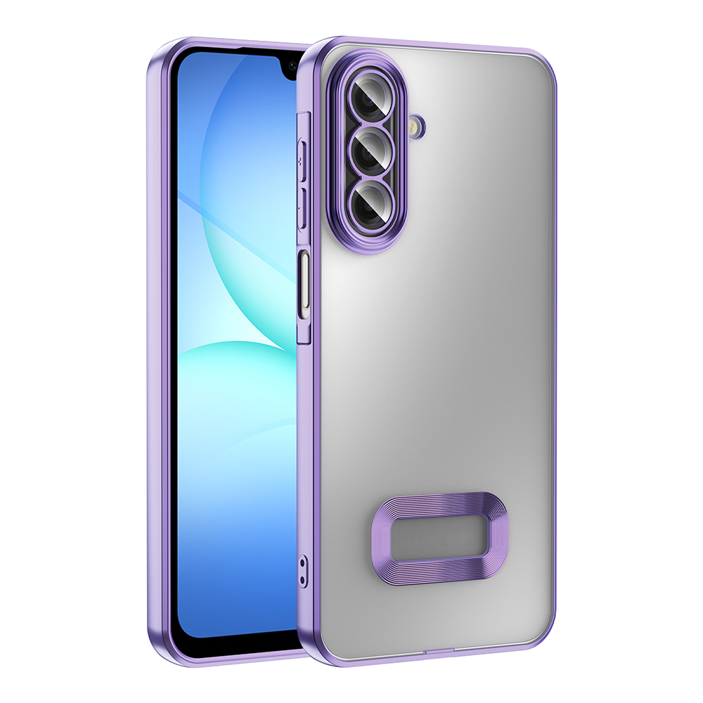 Galaxy A17 Kılıf Kamera Korumalı Logo Gösteren Zore Omega Kapak