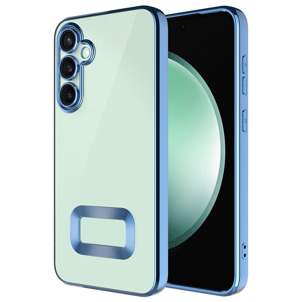 Galaxy S25 FE Kılıf Kamera Korumalı Logo Gösteren Zore Omega Kapak