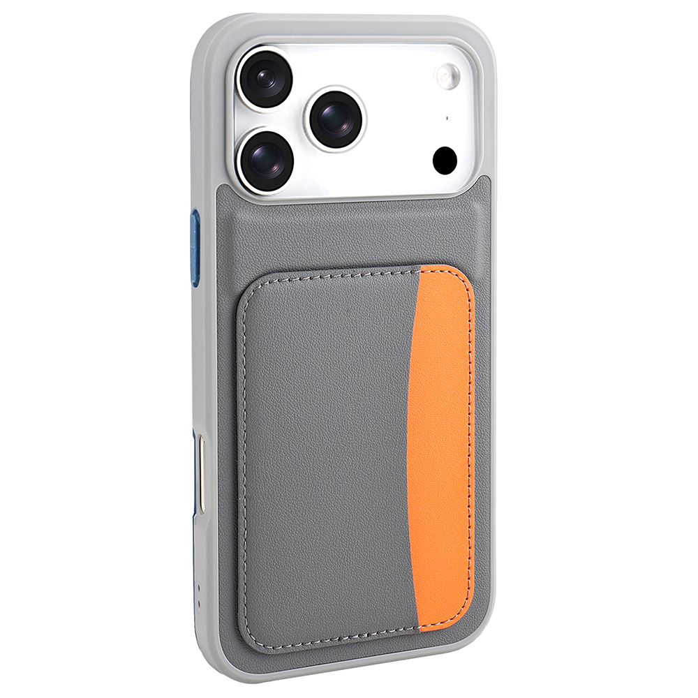 Apple iPhone 17 Pro Max Kılıf Kartlıklı Zore X-Kart Silikon Kapak