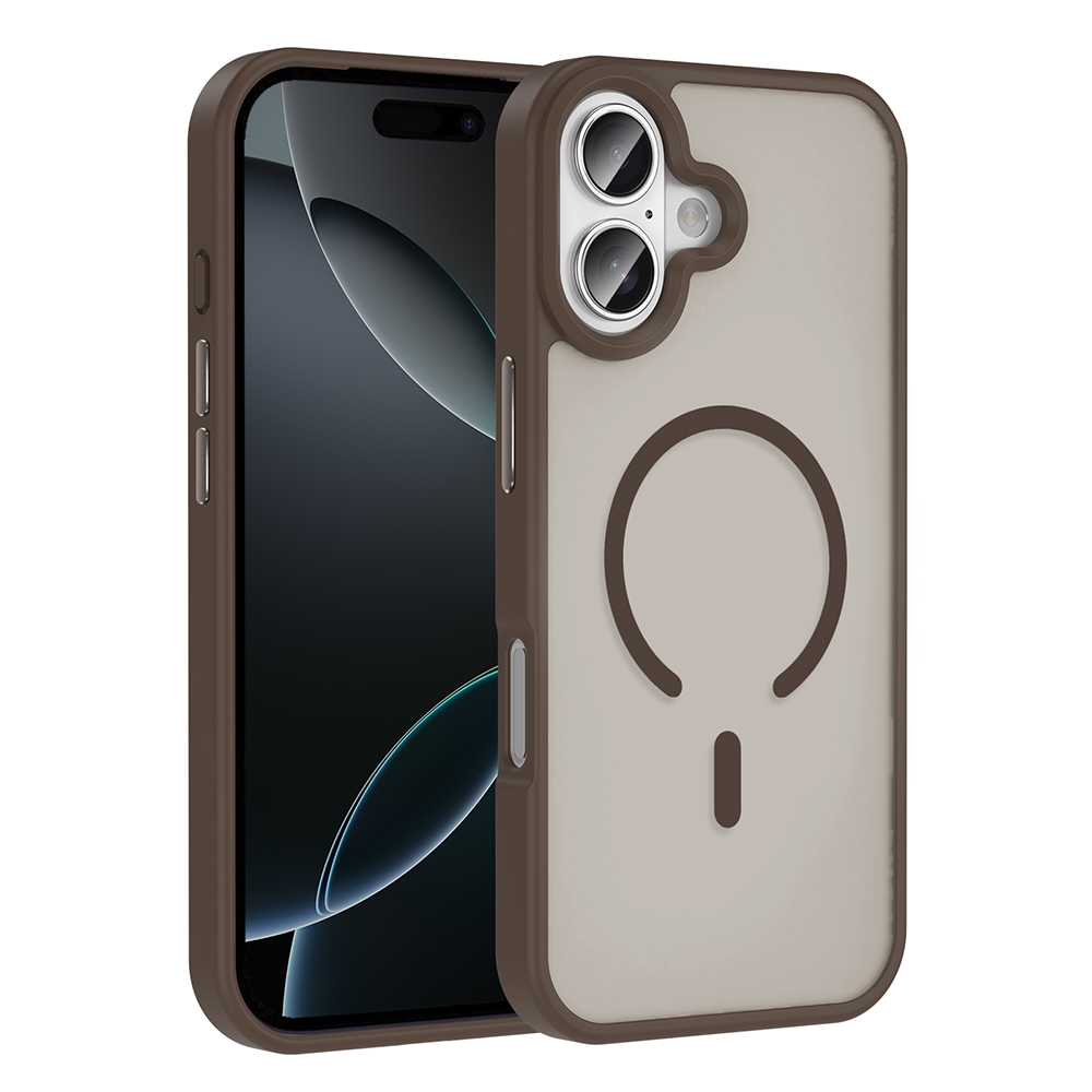 Apple iPhone 17 Kılıf M-safe Şarj Özellikli Mat Arka Yüzey Zore Sio Kapak