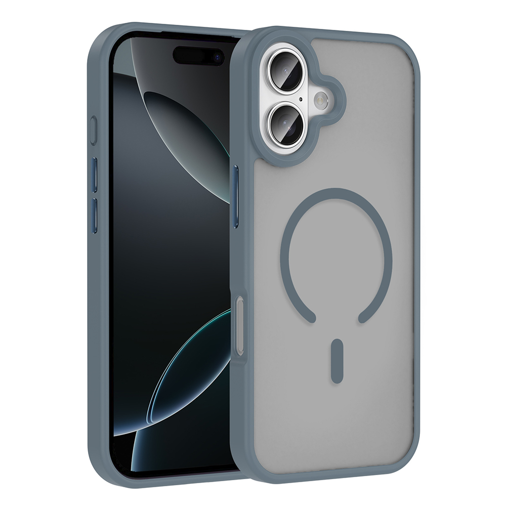 Apple iPhone 17 Kılıf M-safe Şarj Özellikli Mat Arka Yüzey Zore Sio Kapak