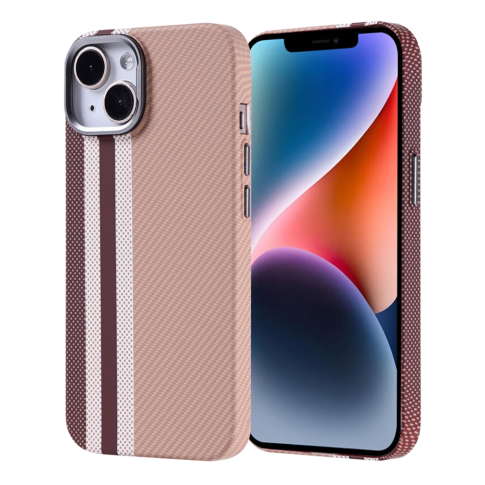 Apple iPhone 13 Kılıf M-safe Şarj Özellikli Karbon Fiber Görünümlü Zore Nekst Kapak