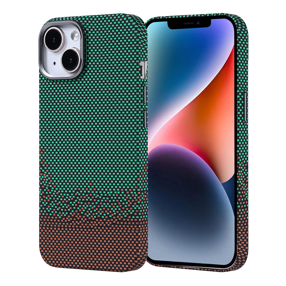 Apple iPhone 13 Kılıf M-safe Şarj Özellikli Karbon Fiber Görünümlü Zore Nekst Kapak