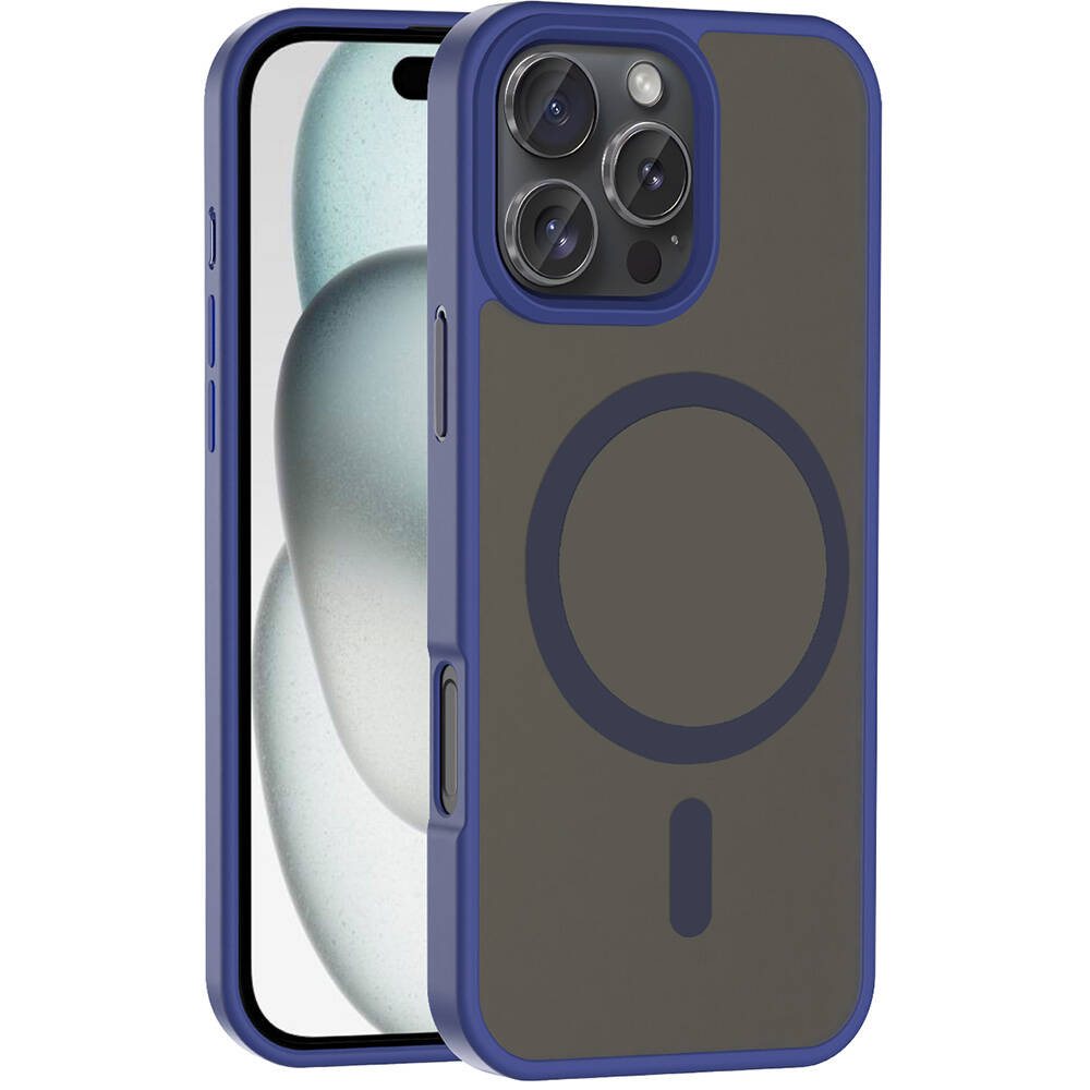 Apple iPhone 16 Pro Max Kılıf M-safe Şarj Özellikli Mat Arka Yüzey Zore Sio Kapak