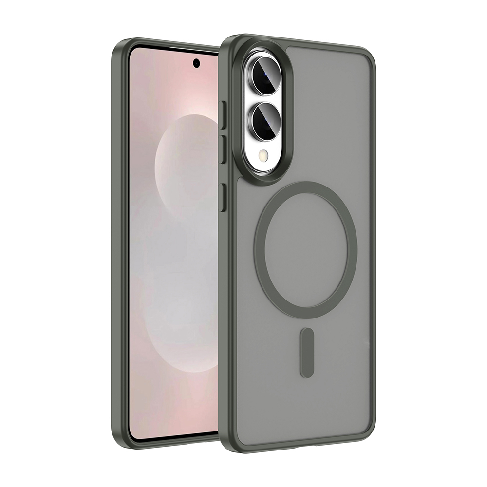 Galaxy S25 Edge Kılıf M-safe Şarj Özellikli Mat Arka Yüzey Zore Sio Kapak