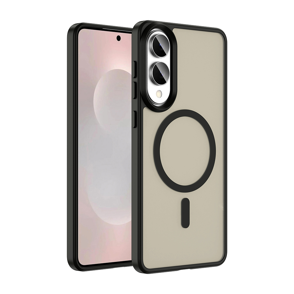 Galaxy S25 Edge Kılıf M-safe Şarj Özellikli Mat Arka Yüzey Zore Sio Kapak