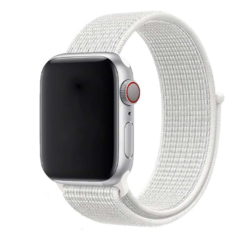 Apple Watch 38mm Zore KRD-03 Hasır Kordon Beyaz