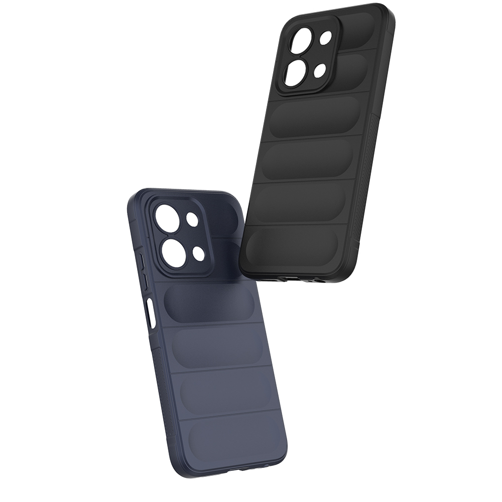 Xiaomi Redmi 15C 4G Kılıf Esnek TPU Oyuklu Arka Yüzey Tasarımlı Zore Etnik Silikon Kapak Siyah