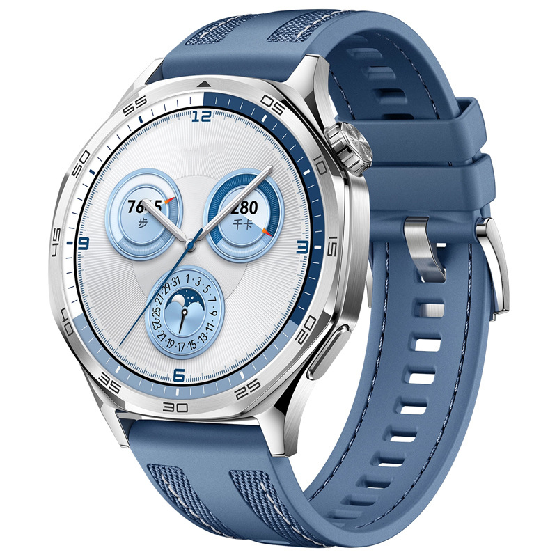 Huawei Watch GT 5 Zore 22mm KRD-128 Silikon Kordon Açık Mavi