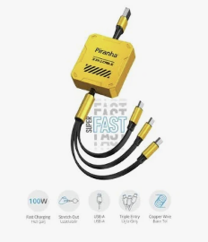 PİRANHA 3370 3\'Ü 1 ARADA USB KABLO