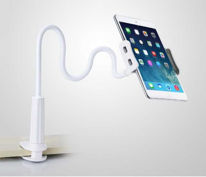 S007 Tablet Masa Tutucu Sıkıştırmalı - BEYAZ