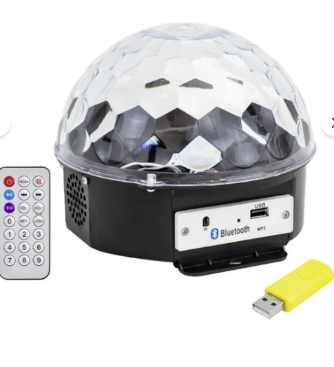 SULED SİHİRLİ DİSKO TOPU UZAKTAN KUMANDALI - MP3 ÇALARLI