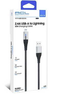 ACL USB - LIGHTNING KABLO 1M