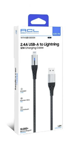 ACL USB-A TO LIGHTNING 12W ŞARJ KABLOSU 