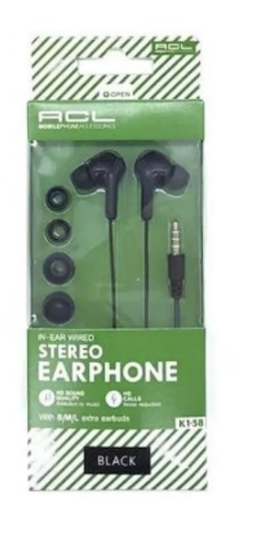 ACL KABLOLU SİLİKONLU KULAKLIK