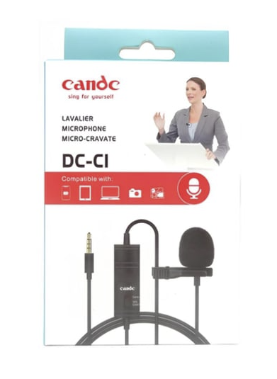 CANDC PROFESYONEL KABLOLU YAKA MİKROFONU