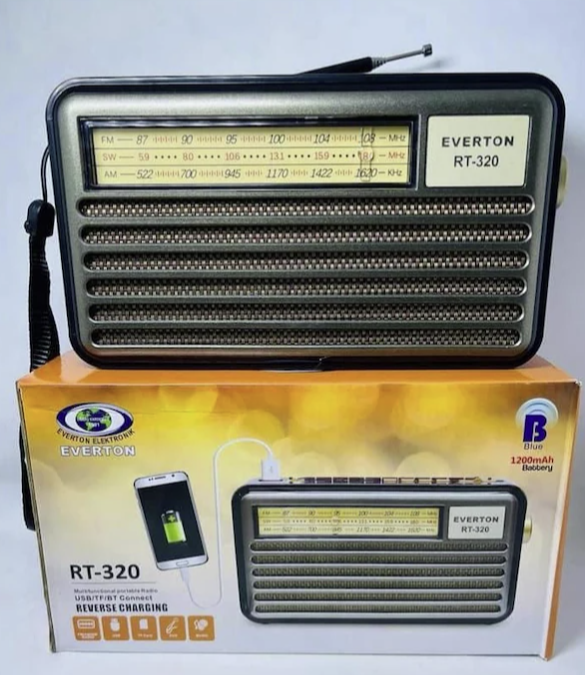 EVERTON RT-320 Powerbankli nostaljik radyo