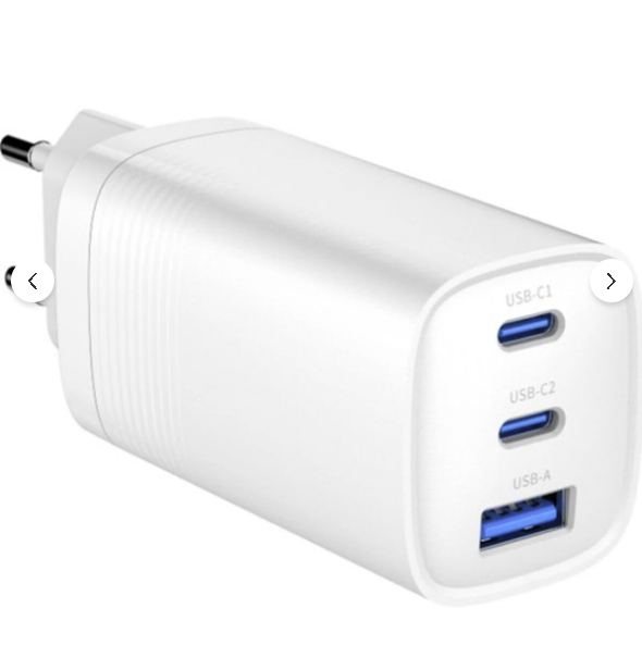 POLOSMART PBS135 DUVAR ŞARJI 65W USB+ 2        2x TYPE-C