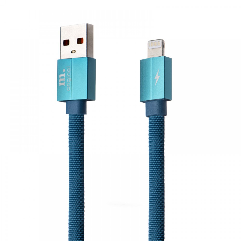M. ORIGINAL Metalik Örgü Kablo USB / lıghtning