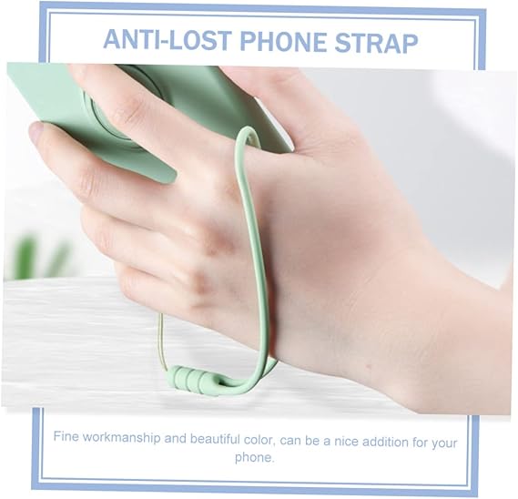 Silikon Telefon Askısı Ve Bilek Kayışı Cep Telefonları Ve Kameralar Için Kolay Takılabilir Askı İpi