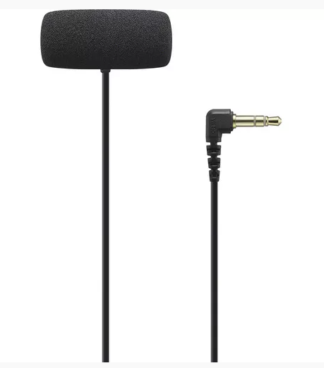 Sony kompakt Stereo Lavalier Kablolu Yaka Mikrofonu